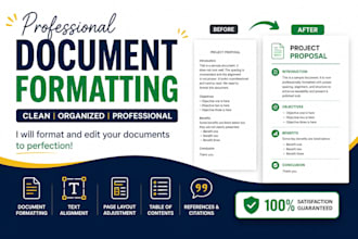 professionally format and edit your documents