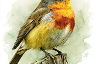 illustrate anything in watercolor style