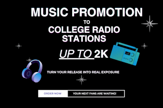 promote and submit your music to 2k college radio stations worldwide
