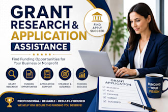provide professional grant research and application support