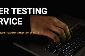 test your website as a user