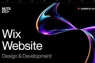 design and develop a wix studio website