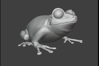 sculpt a 3d printable creature or monster