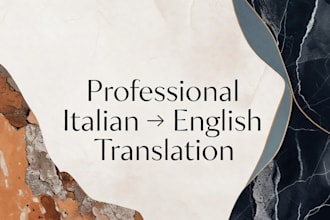 translate your documents and content between italian and english
