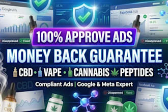 sure approve ads crypto smoking cbd vape peptides nutra etc