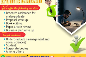 specialize in research, writing, and academic support