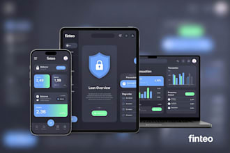 build custom fintech solutions, website, banking and loan apps