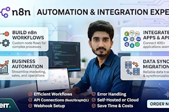 build custom n8n workflows api integrations as an n8n expert