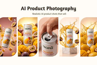 create realistic ai product photography