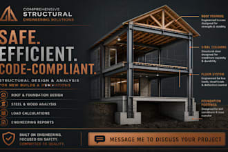 residential structural engineering for framing and foundation city permit plans