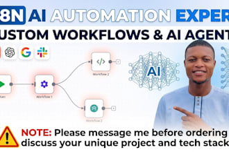setup n8n ai automation for business workflow, ai agents and crm automation