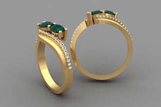 design 3d printable jewelry design
