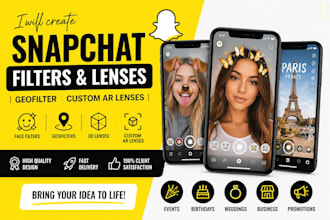 create a marvelous snapchat filter snapchat lens geofilter and custom ar lenses