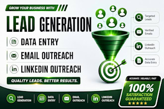 b2b lead generation,email list building and outreach
