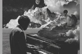 design album cover or music cover artwork