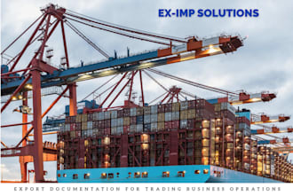 be your import export consultant and logistics manager