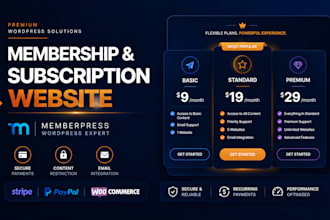 build a memberpress membership and subscription website on wordpress