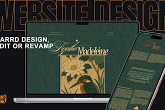 design or redesign a unique, custom made carrd website