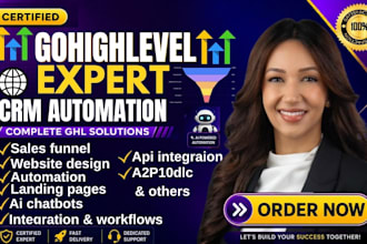 setup gohighlevel sales funnel, gohighlevel website, ghl emails, SMS automation