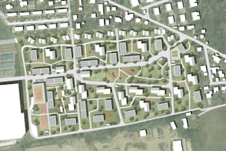 create renders of plans, sections and elevations with photoshop