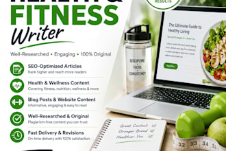 health and fitness articles and blog posts