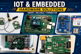 design esp32 pcb, schematic, arduino, stm32, custom pcb layout and iot hardware
