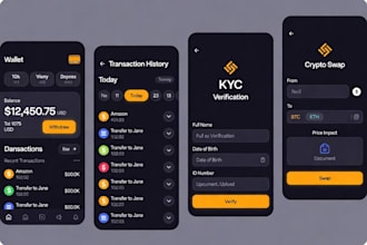 develop fintech solution wallet, payments, banking and crypto integration