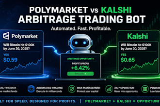 blockchain developer for polymarket kalshi bot, copy trading, pump fun bot