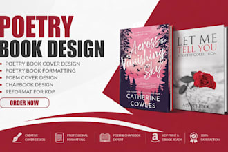 design poetry book cover poetry book formatting poem cover chapbook reformat kdp