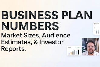 get the numbers for your business plan market sizes, audience estimations