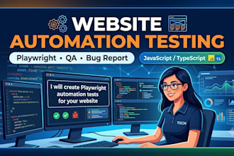 create QA automation tests for your web application