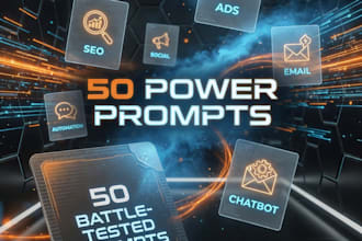 provide 50 power prompts for chatgpt claude gemini deepseek