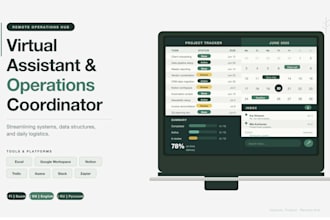 be your remote virtual assistant or operations coordinator