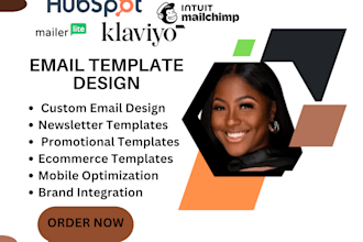 design klaviyo mailchimp hubspot mailerlite email templates campaigns