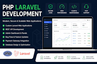 develop PHP laravel website API backend and fix bugs