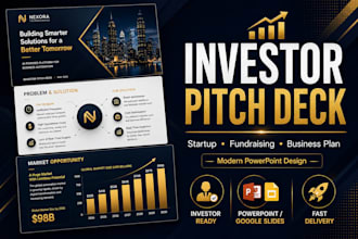 create startup pitch deck investor deck fundraising business plan ppt slides