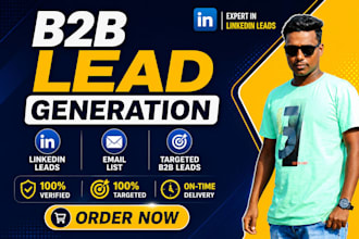 generate verified b2b leads, linkedin leads, and prospect lists
