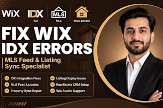 fix wix idx real estate listing sync mls property feed update errors