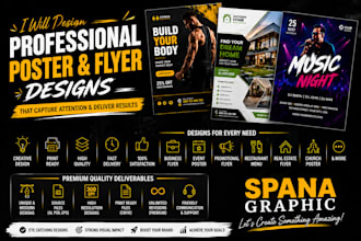 create professional logo, flyers and branding visuals