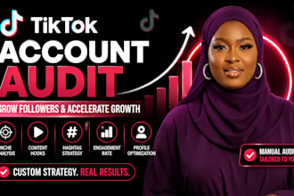 do a full tiktok audit with a custom growth and monetization action plan