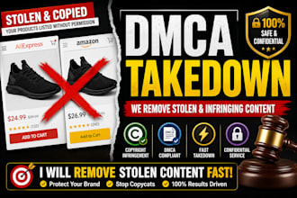file dmca takedown to remove stolen content and copyright infringement fast