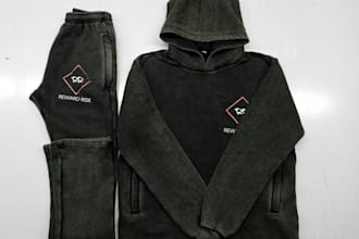manufacture custom acid wash tracksuits