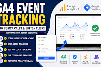setup ga4 event tracking for forms, calls and button clicks