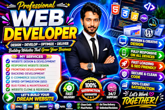 develop a custom high quality website with PHP and mysql