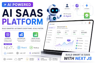build an ai powered saas platform with next js, ai agents, and automation