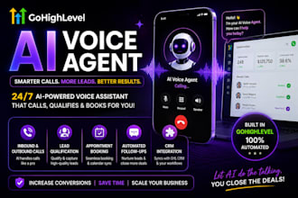 build ai voice agents and chatbots inside gohighlevel and n8n, ai voice agent