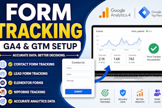 setup form tracking with ga4 and GTM