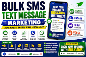 do sms marketing, bulk sms, text message blast, bulk email blast to worldwide