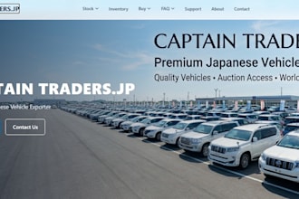 build a custom vehicle export and car dealership website