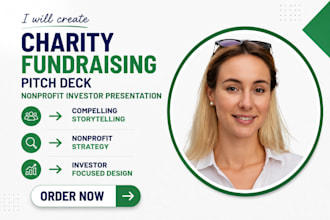 create charity fundraising pitch deck nonprofit investor presentation